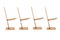 Sillas de comedor modelo Pala de Gigi Sabadin para Emme, 1973. Juego de 4, Imagen 3
