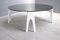 Table Basse Vintage avec Plateau en Verre, Italie 2