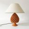 Vintage Pineapple Ceramic Table Lamp, 1970s, Image 1
