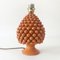 Lampada da tavolo vintage con ananas in ceramica, anni '70, Immagine 7