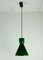 German Green Glass Pendant Light from Limburg, 1970s, Image 6