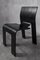 Strip Chairs in Black by Gijs Bakker for Castelijn, 1974, Set of 4 1