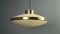 Deutsche Vintage UFO Deckenlampe aus Granulat, 1960er 3