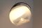 Lámpara colgante Moon de vidrio escarchado de Mazzega, años 70, Imagen 4
