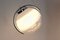 Frosted Glass Moon Pendant Light from Mazzega, 1970s 2