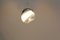 Lámpara colgante Moon de vidrio escarchado de Mazzega, años 70, Imagen 6