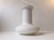 Lámpara colgante de vidrio opalino blanco de Holmegaard, años 60, Imagen 2