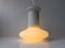 White Opal Glass Pendant Lamp from Holmegaard, 1960s, Image 4