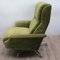 Vintage German Green Swivel Lounge Chair 7