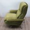 Vintage German Green Swivel Lounge Chair 6