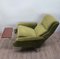 Vintage German Green Swivel Lounge Chair 2