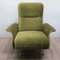 Vintage German Green Swivel Lounge Chair 1