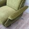 Vintage German Green Swivel Lounge Chair 10