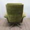 Vintage German Green Swivel Lounge Chair 4