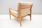 Teak Sofa with 2 Armchairs Set by Eugen Schmidt for Soloform, 1960s, Image 17