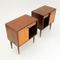 Vintage Italian Teak Nightstands, 1950s, Set of 2 3