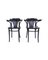 Vintage Nordic Chairs in Black, Set of 4 2