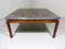 Mid-Century Large Square Coffee Table with Tile Top 5