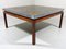 Grande Table Basse Mid-Century Carrée avec Plateau Carrelé 9