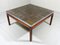 Grande Table Basse Mid-Century Carrée avec Plateau Carrelé 10