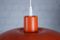Vintage Orange PH 4/3 Hanging Lamps by Poul Henningsen for Louis Poulsen, Set of 2 5