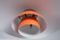 Lampade a sospensione PH4/3 vintage arancioni di Poul Henningsen per Louis Poulsen, set di 2, Immagine 4