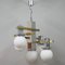 Vintage Italian Chandelier with Opaline Spheres 2