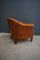 Vintage Dutch Cognac Leather Armchair 4