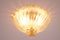 Vintage Deckenlampe mit Goldpartikeln von Barovier and Toso 7