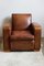 Large Leather Club Chairs, 1970s, Set of 2 1