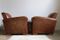 Large Leather Club Chairs, 1970s, Set of 2 4