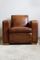 Large Leather Club Chairs, 1970s, Set of 2 8