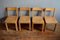 Französischer Vintage Holz Kinderstuhl 4