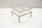 Vintage French Sliding Glass Coffee Table from Maison Jansen, 1970s 7