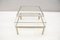 Vintage French Sliding Glass Coffee Table from Maison Jansen, 1970s 6