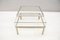 Vintage French Sliding Glass Coffee Table from Maison Jansen, 1970s, Image 6