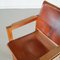 Pine & Leather Chairs, 1970s, Set of 4 4