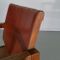 Pine & Leather Chairs, 1970s, Set of 4 6