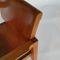 Pine & Leather Chairs, 1970s, Set of 4 8