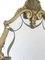 Italian Brass Sconces with Decorated Mirrors, 1930s, Set of 2 8