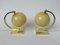 Vintage Art Deco Style Polished Brass Table Lamps, Set of 2 2