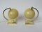 Vintage Art Deco Style Polished Brass Table Lamps, Set of 2, Image 2