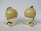 Vintage Art Deco Style Polished Brass Table Lamps, Set of 2 3