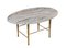 Stud Coffee Table in Rosso Marble & Brass by Lind + Almond for Novocastrian, Image 1