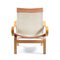 Bore Armchair in Leather & Linen by Noboru Nakamura for Ikea, 1970s 11