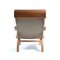 Bore Armchair in Leather & Linen by Noboru Nakamura for Ikea, 1970s 6