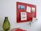 LDF Red Myosotis Magnetic Notice Board by Richard Bell for Psalt Design, 2012 4