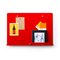 LDF Red Myosotis Magnetic Notice Board by Richard Bell for Psalt Design, 2012 2