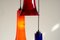 Lámpara colgante de vidrio soplado de Paolo Venini, años 60, Imagen 2