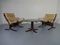 Mid-Century Siesta Table, Ottoman & 2 Leather Chairs by Ingmar Relling for Westnofa 16